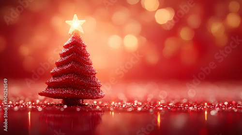 A decorative Christmas tree...