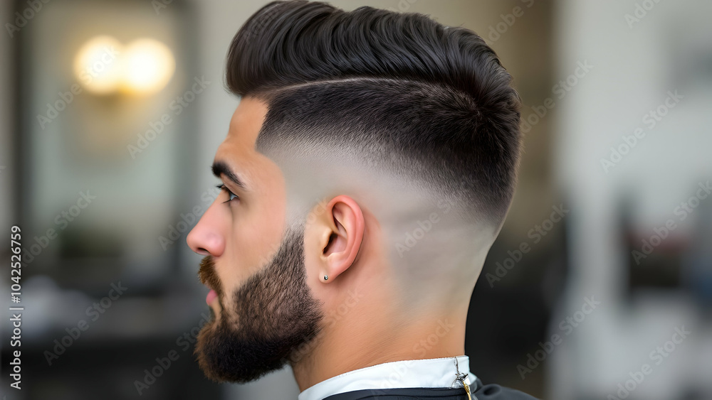 Modern Fade Haircut for Stylish Men Modern Fade Haircut for Stylish Men