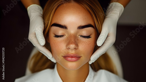 A serene facial treatment s...