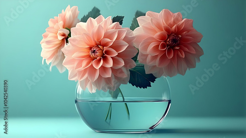 A serene arrangement of pea...