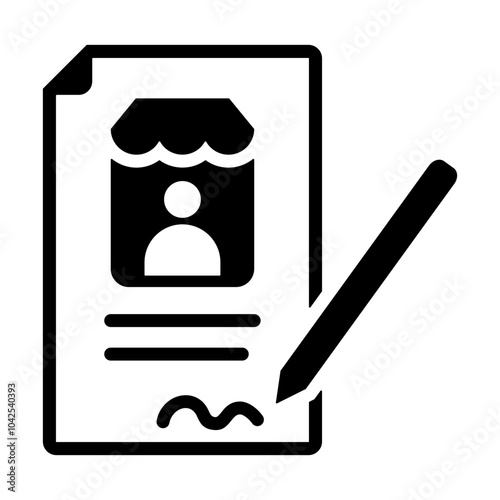 Supplier Contract Icon