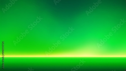 Vibrant Green Flame Background with Glowing Light