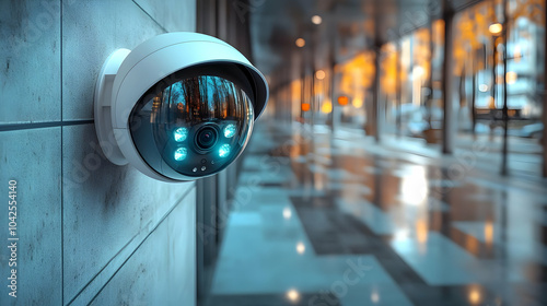 Surveillance camera mounted...
