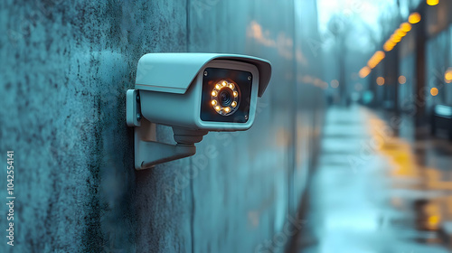 Surveillance camera mounted...