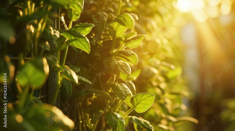 Obraz premium Sunlit Greenery