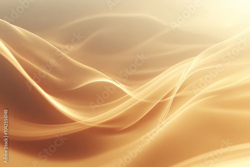 Abstract background with soft, flowing lines in shades of warm gold.