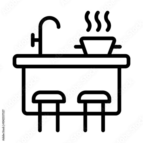 Kitchen Island Icon