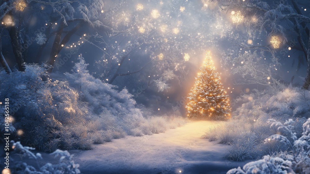 nice christmas tree for greeting card nice christmas tree for greeting card
