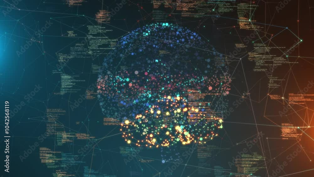 Data Algorithm Neural Network AI Brain Machine Learning Processing System