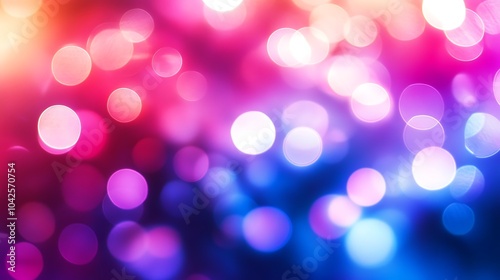 A vibrant abstract background featuring colorful bokeh effects with hues of pink, blue, and orange, creating a dreamy atmosphere.