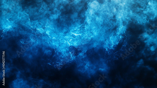 blue smoke flare dark background