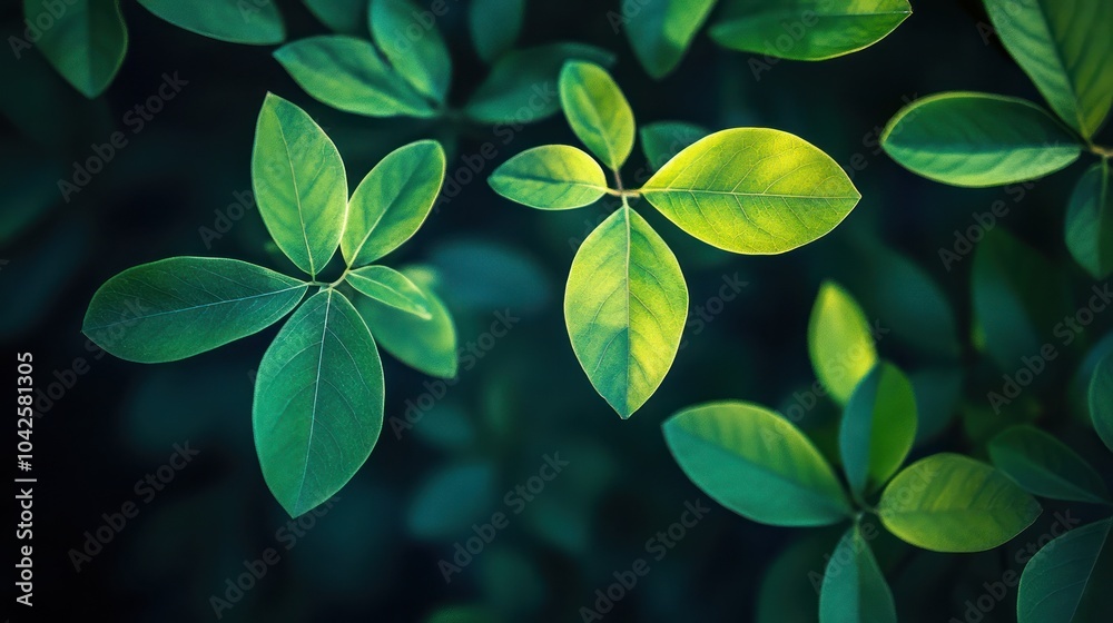 A close-up view of vibrant green leaves showcasing their textures and patterns. A close-up view of vibrant green leaves showcasing their textures and patterns.