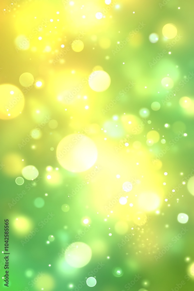 A vibrant blend of yellow and green bokeh lights creates a soft, dreamy background filled with luminous orbs and a serene atmosphere. A vibrant blend of yellow and green bokeh lights creates a soft, dreamy background filled with luminous orbs and a serene atmosphere.