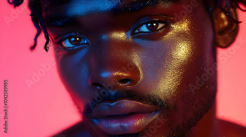 Close-up portrait of a pers...