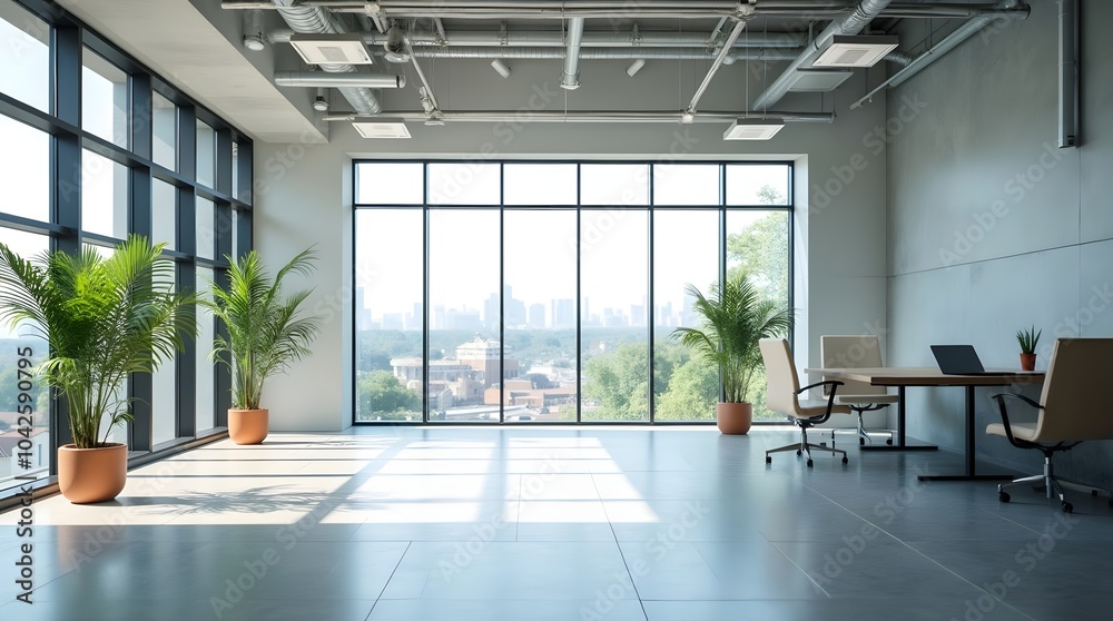 empty office room, Generated Ai empty office room, Generated Ai