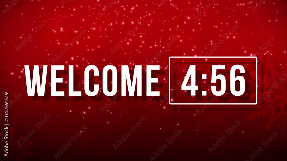 Welcome Christmas Countdown 5 minutes