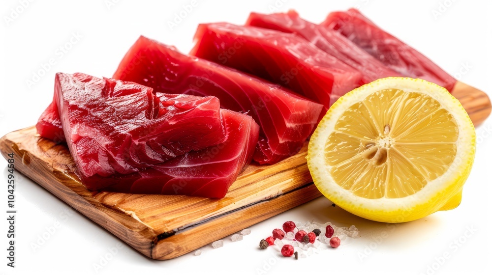 Premium Quality Fresh Sliced Tuna Fillet Ready for Culinary Delights and Gourmet Recipes Premium Quality Fresh Sliced Tuna Fillet Ready for Culinary Delights and Gourmet Recipes