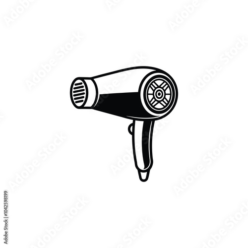 hairdryer isolated on white