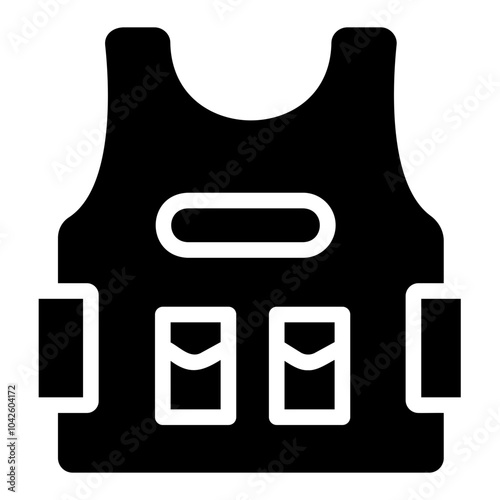 bulletproof vest Solid icon