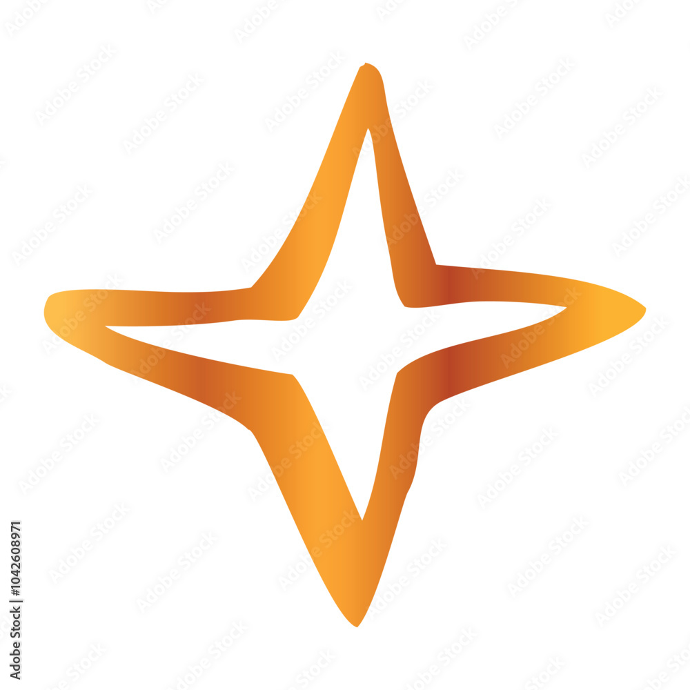 star, simple vector gold golden hand draw sketch doodle, at white background star, simple vector gold golden hand draw sketch doodle, at white background