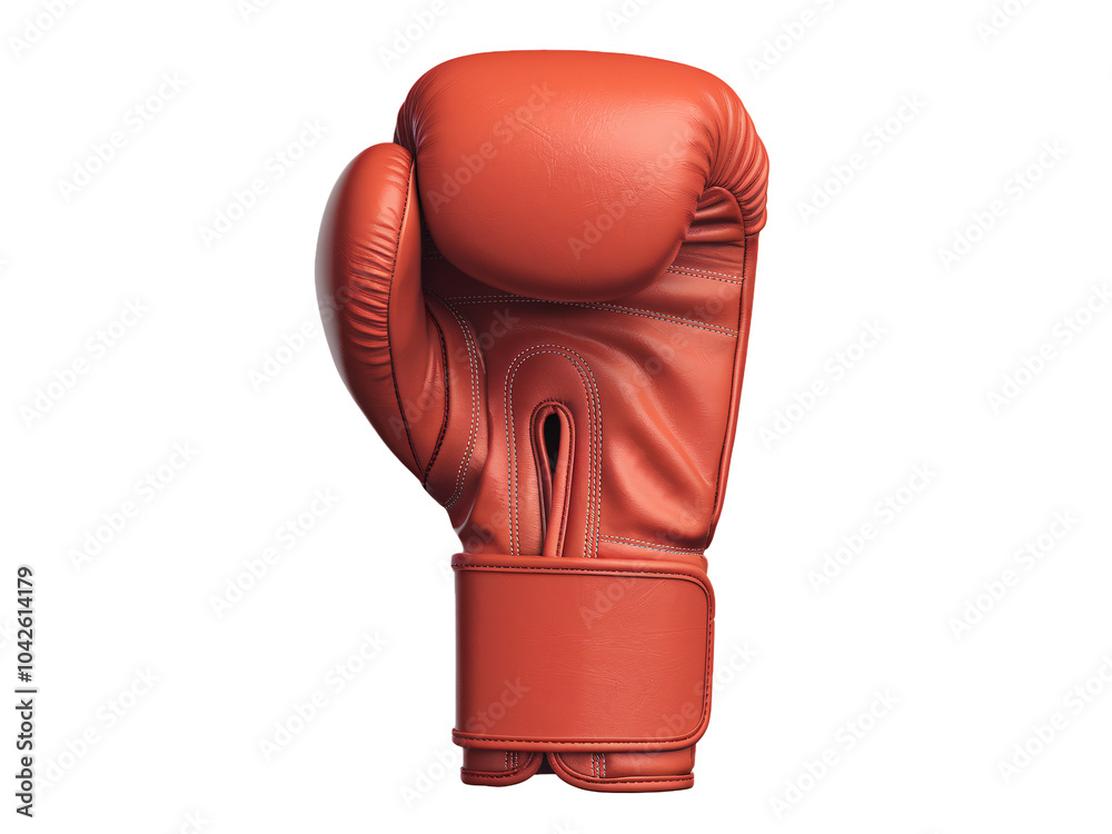 boxing glove in a dynamic three-quarter view. boxing glove in a dynamic three-quarter view.