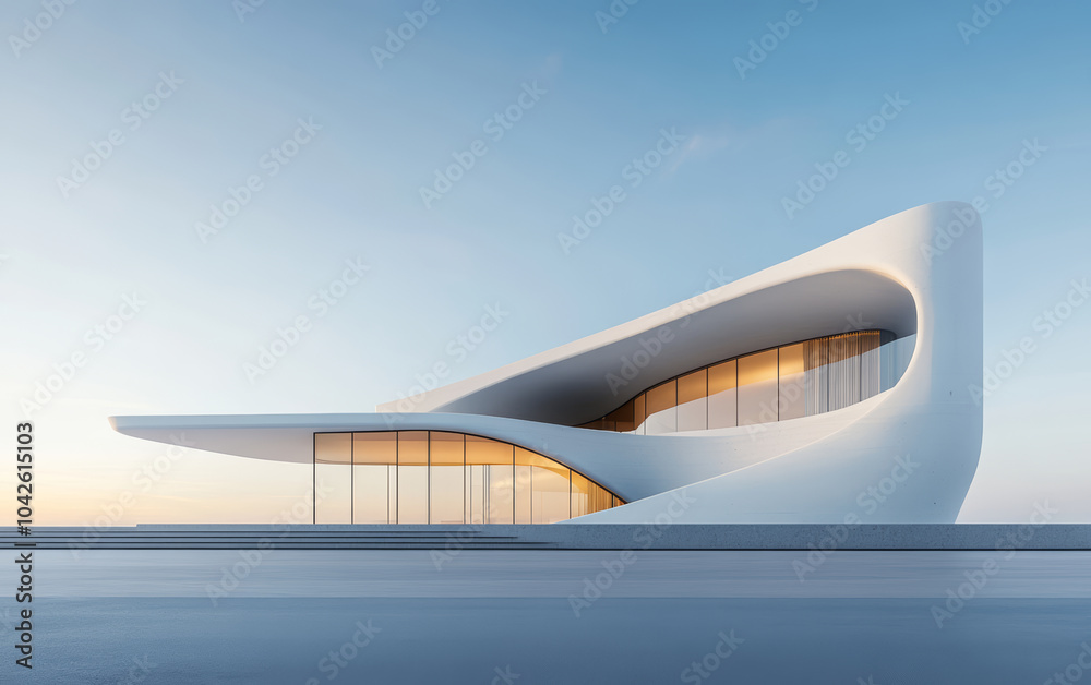 Minimalist modern architecture and spatial structure
Minimalist modern architecture and spatial structure