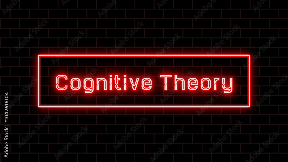 Cognitive Theory のネオン文字 Cognitive Theory のネオン文字