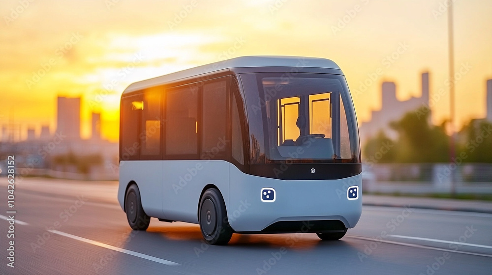 futuristic electric unmanned vehicle stands as a blank canvas, symbolizing innovation and potential in transportation technology, evoking ideas of sustainability and modern mobility solutions futuristic electric unmanned vehicle stands as a blank canvas, symbolizing innovation and potential in transportation technology, evoking ideas of sustainability and modern mobility solutions