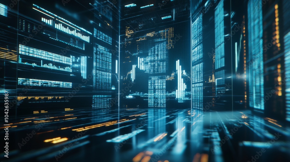 Dynamic Technology Market Analysis Concept Dynamic Technology Market Analysis Concept