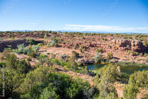 Wild Rocky Mountains lake view Utah