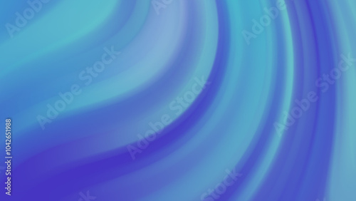 Abstract background with curved lines, green and blue gradations