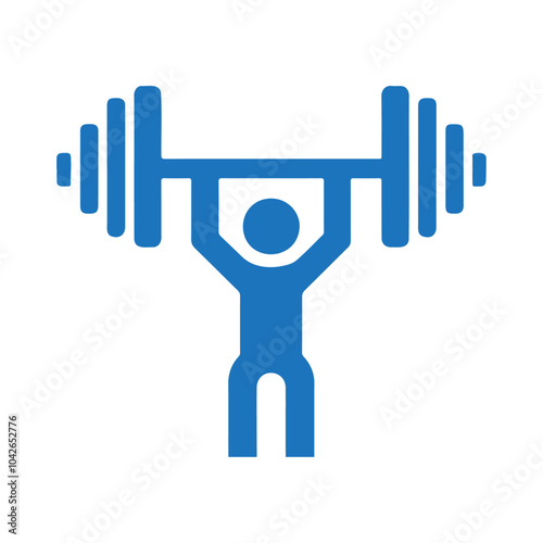 Bodybuilding sport gym weight lifting black silhouette vector icon design