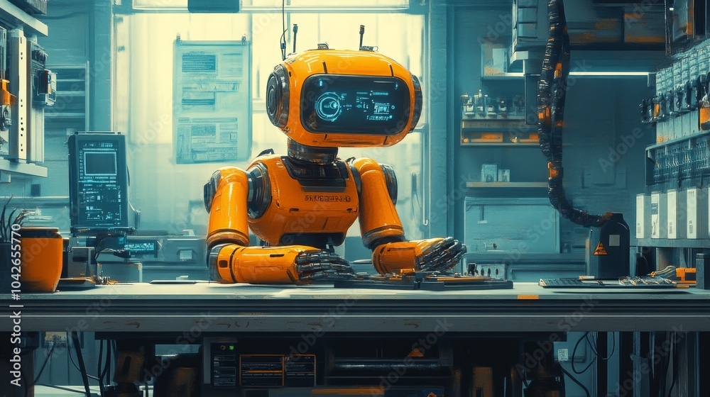 Robot for Repair and Maintenance in Factory Setting Robot for Repair and Maintenance in Factory Setting
