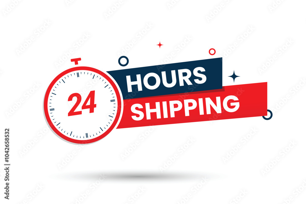 24 hours shipping with clock vector illustrations
24 hours shipping with clock vector illustrations