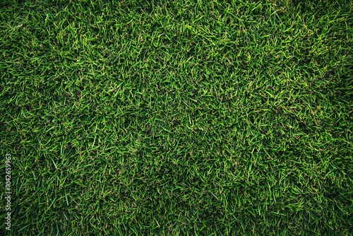 Lush green grass texture, perfect for backgrounds or nature-themed projects, showcasing vibrant shades of green in a natural setting. photo