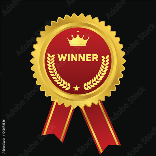 GOLDEN WINNER ICON DESIGN
