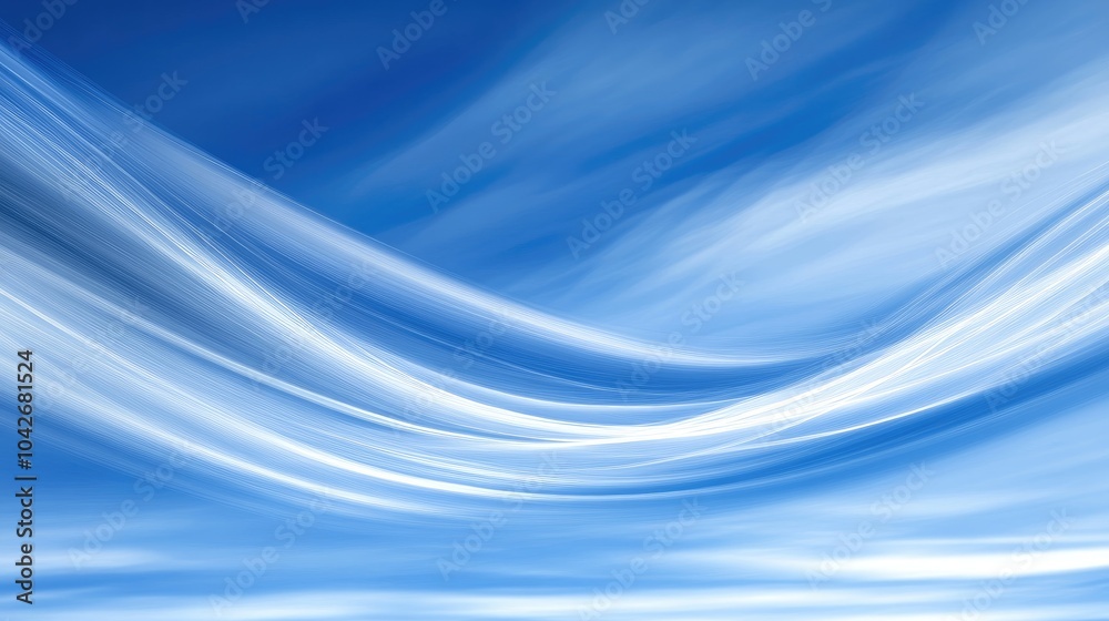 Vibrant Blue Sky with Soft Streaks Vibrant Blue Sky with Soft Streaks