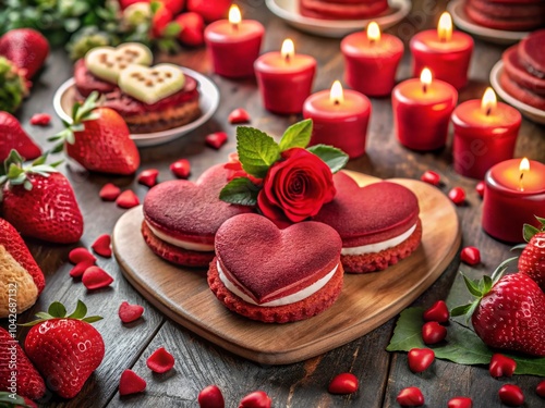 Romantic Heart-Shaped Food for Valentine's Day Celebration