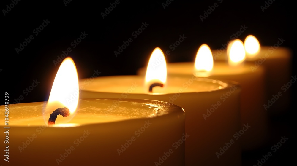 The Tranquil Beauty of Flickering Flames A Visual Journey Through Candlelight and Its Serene Ambiance The Tranquil Beauty of Flickering Flames A Visual Journey Through Candlelight and Its Serene Ambiance