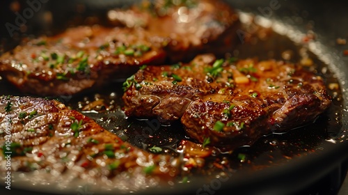 Alternatives for beef browned and frying on a nonstick pan