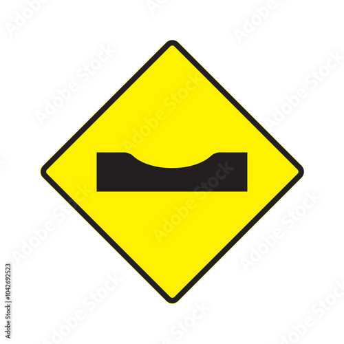 Traffic symbols and road safety signs design