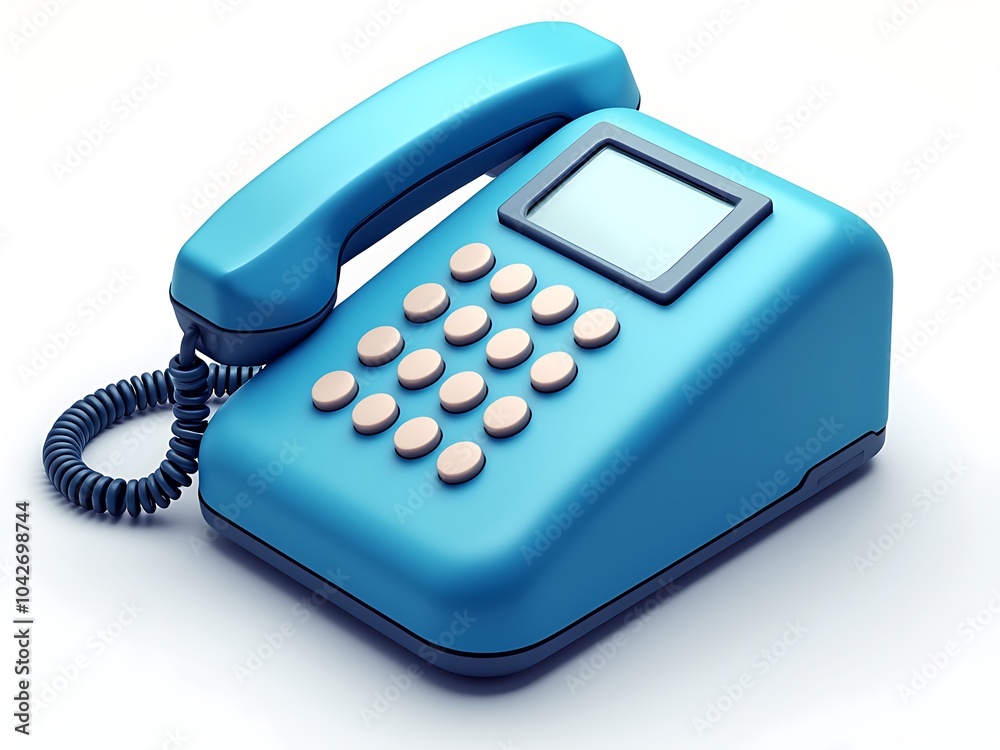 red telephone isolated on white background red telephone isolated on white background