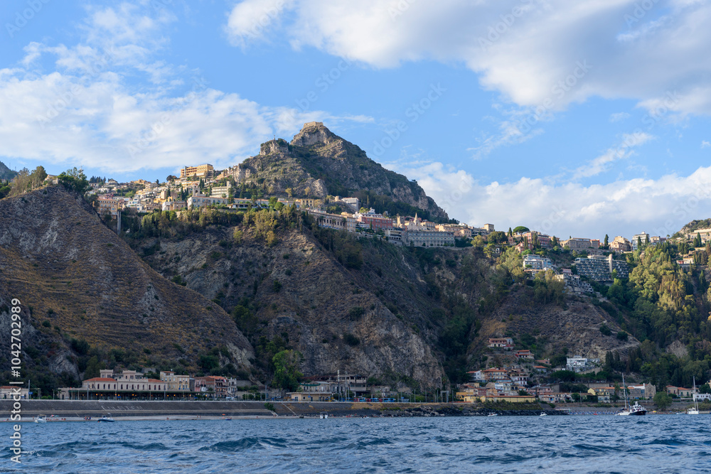 Boat trip around Isola Bella, Taormina, Sicily, Italy Boat trip around Isola Bella, Taormina, Sicily, Italy