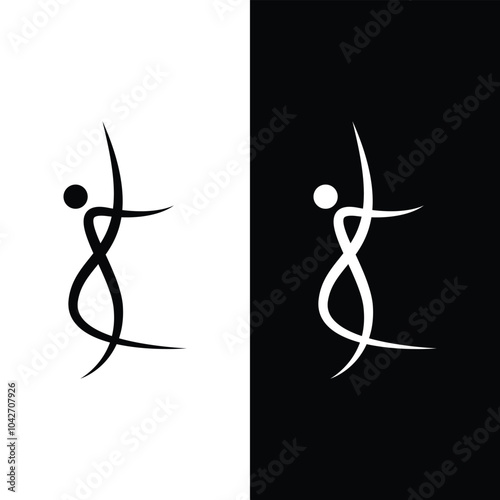 Creative Modern Minimalist Orthopedic Medical Vector Logo Sign Design