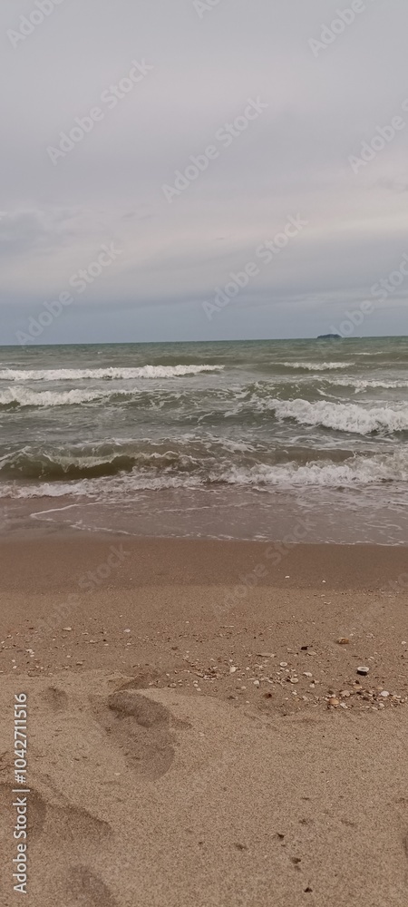 Morning Waves on a Tropical Beach Morning Waves on a Tropical Beach