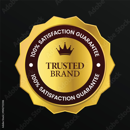 Trusted company badges and trusted quality logo
