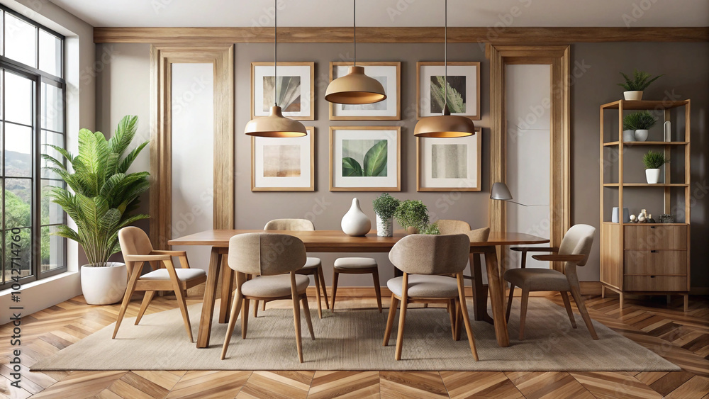 Fototapeta premium dining room with table