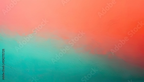 Peach, Coral, Aqua, and Mint gradient abstract background.