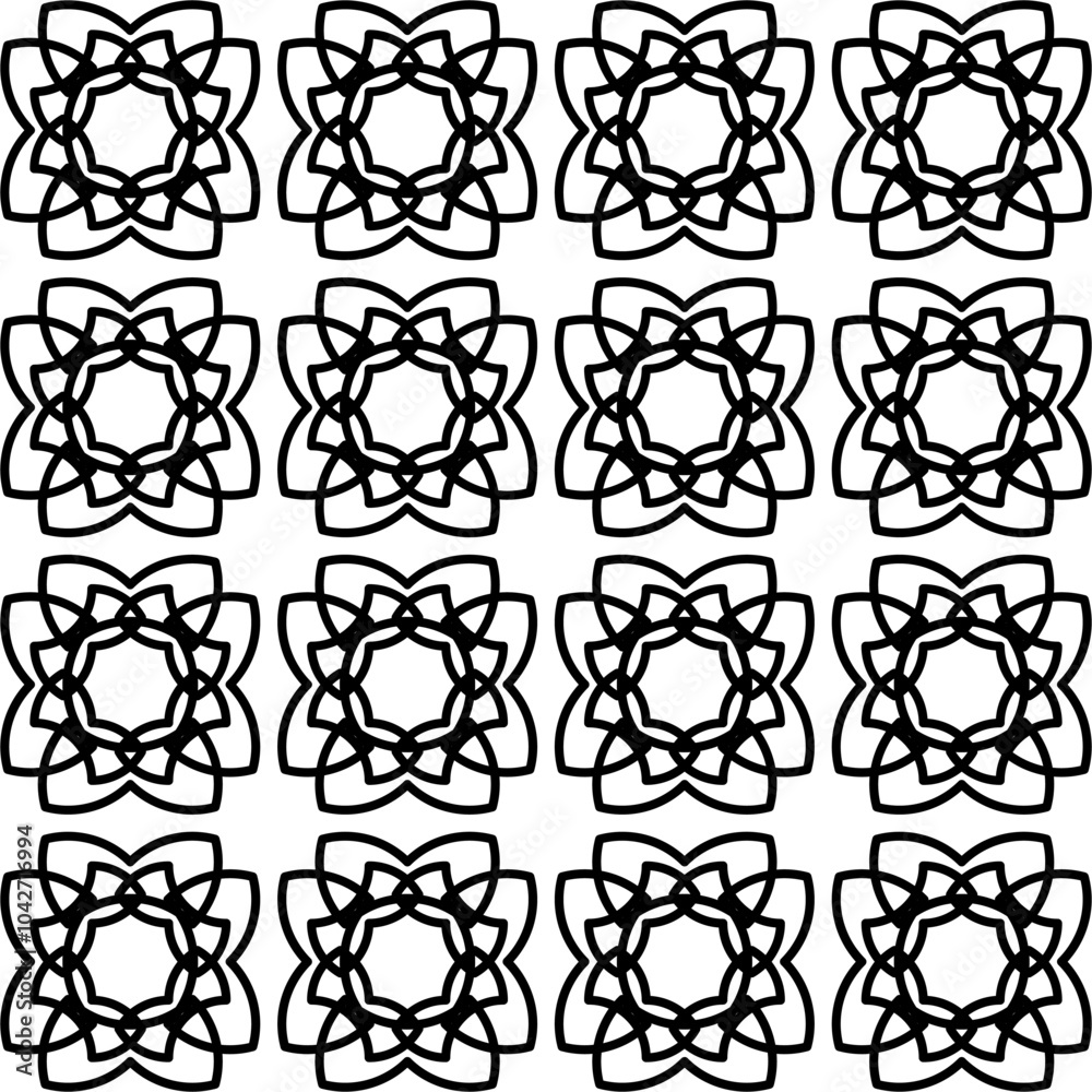 Naklejka premium Vector Geometric Seamless Patterns Collection