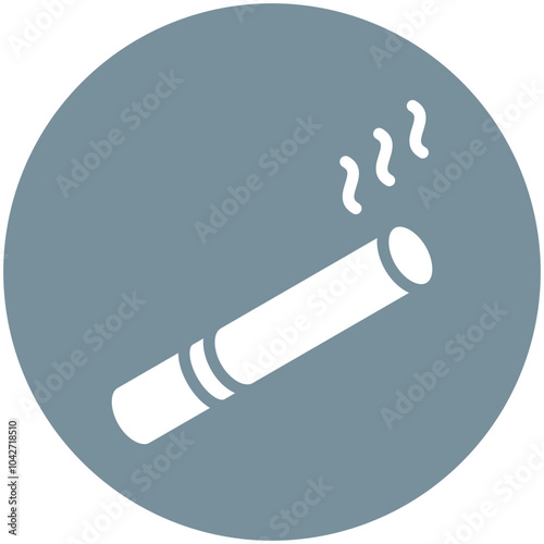 Smoking vector icon illustration of Lifestyles iconset.